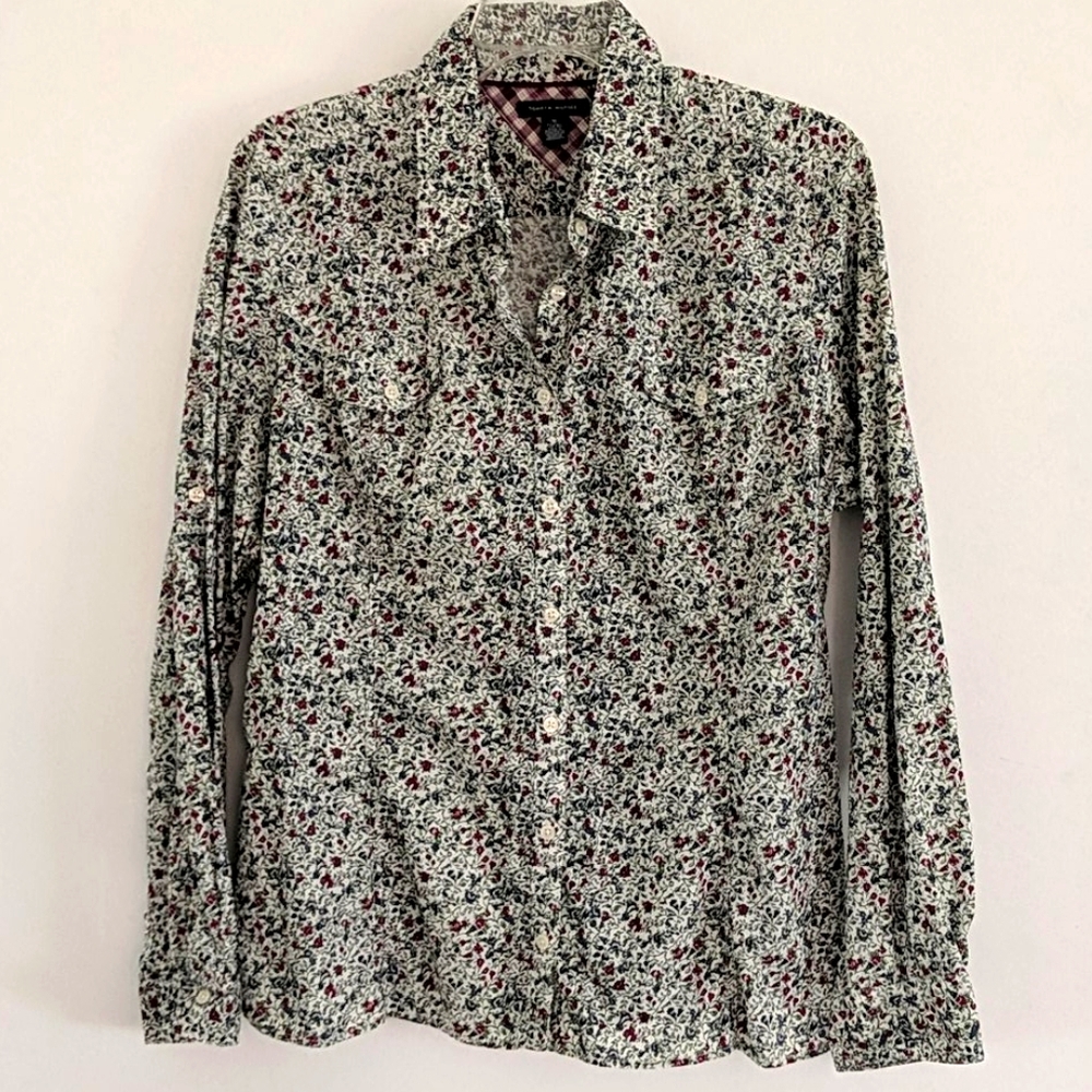 Tommy Hilfiger flowered button down